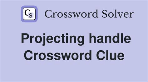 crossword clue handle|handle crossword clue 52.